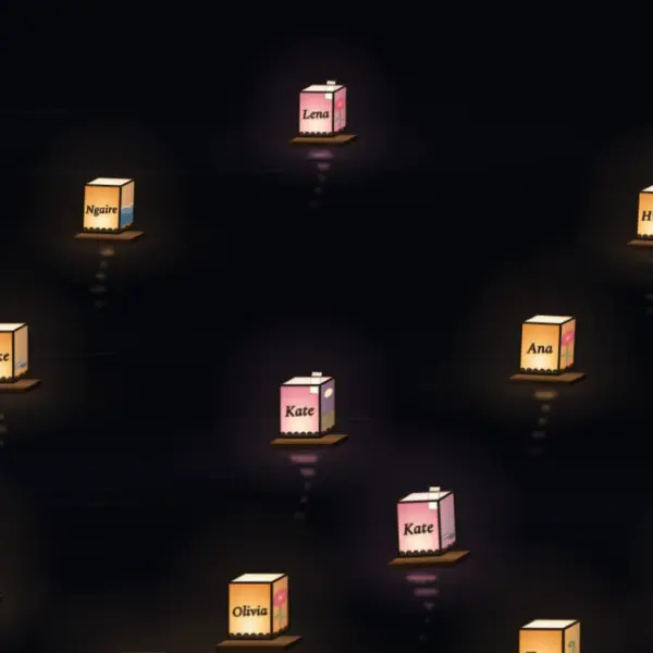 Lanterns on the Water, an example remembrance setting